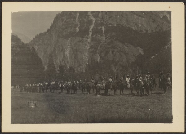 Louis Fleckenstein, [Group on Horseback]