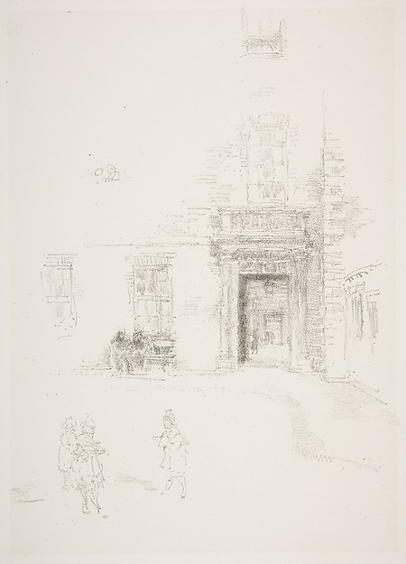 James McNeill Whistler, Courtyard, Chelsea Hospital