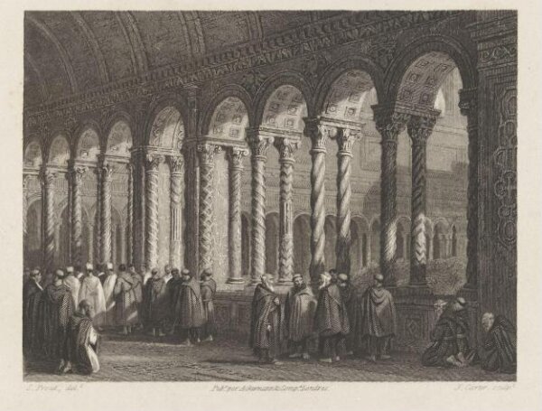 Samuel Prout, Claustro en el Monasterio de San Pablo en Roma