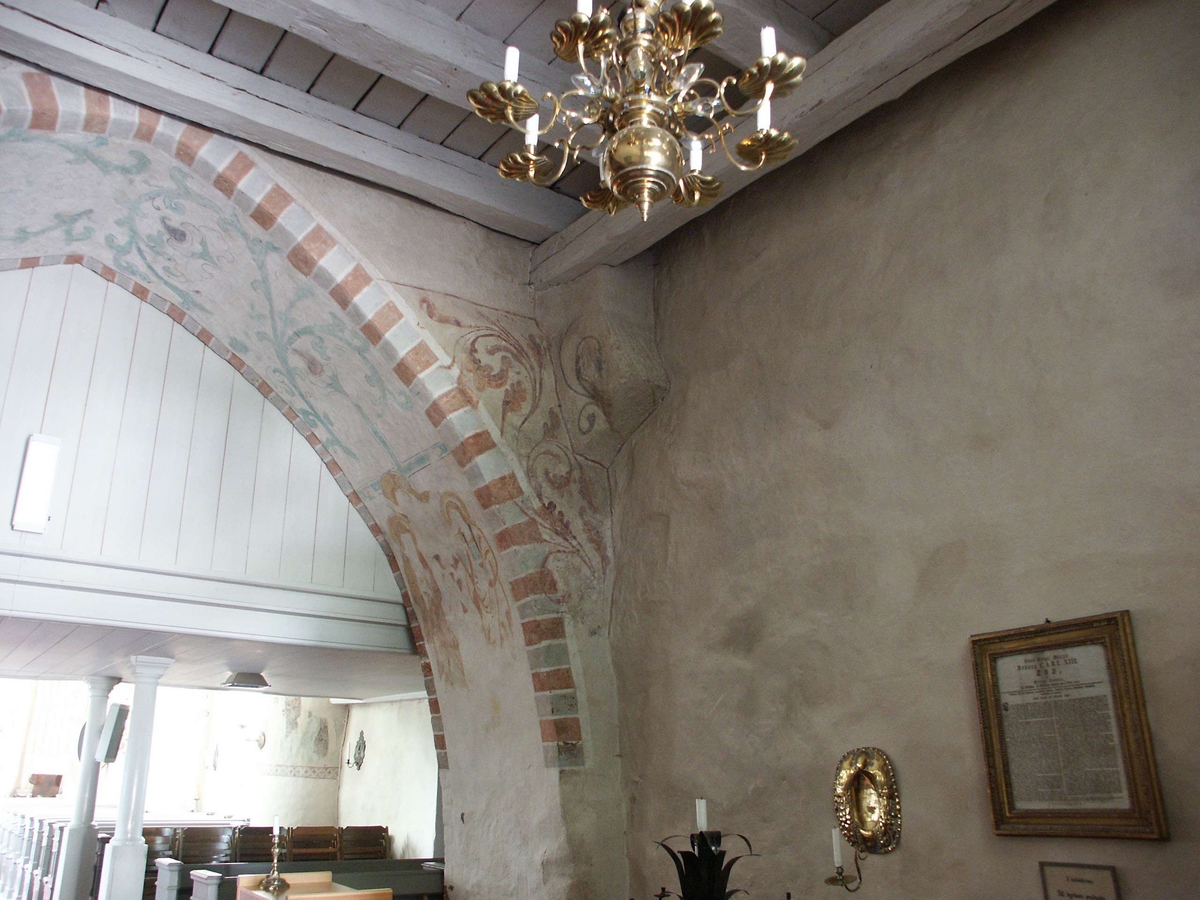 Johan Dellbeck, Kalkmålning i vapenhuset, Övergrans kyrka, Övergrans socken, Uppland 2005