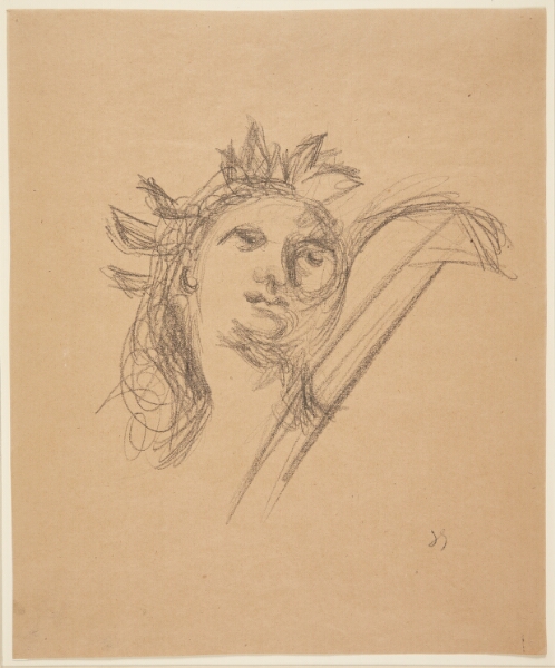 Harald Giersing, Hoved. Studie efter Raphael