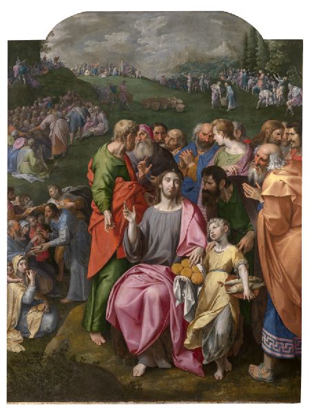 Ambrosius Francken I, The Multiplication of Loaves and Fishes