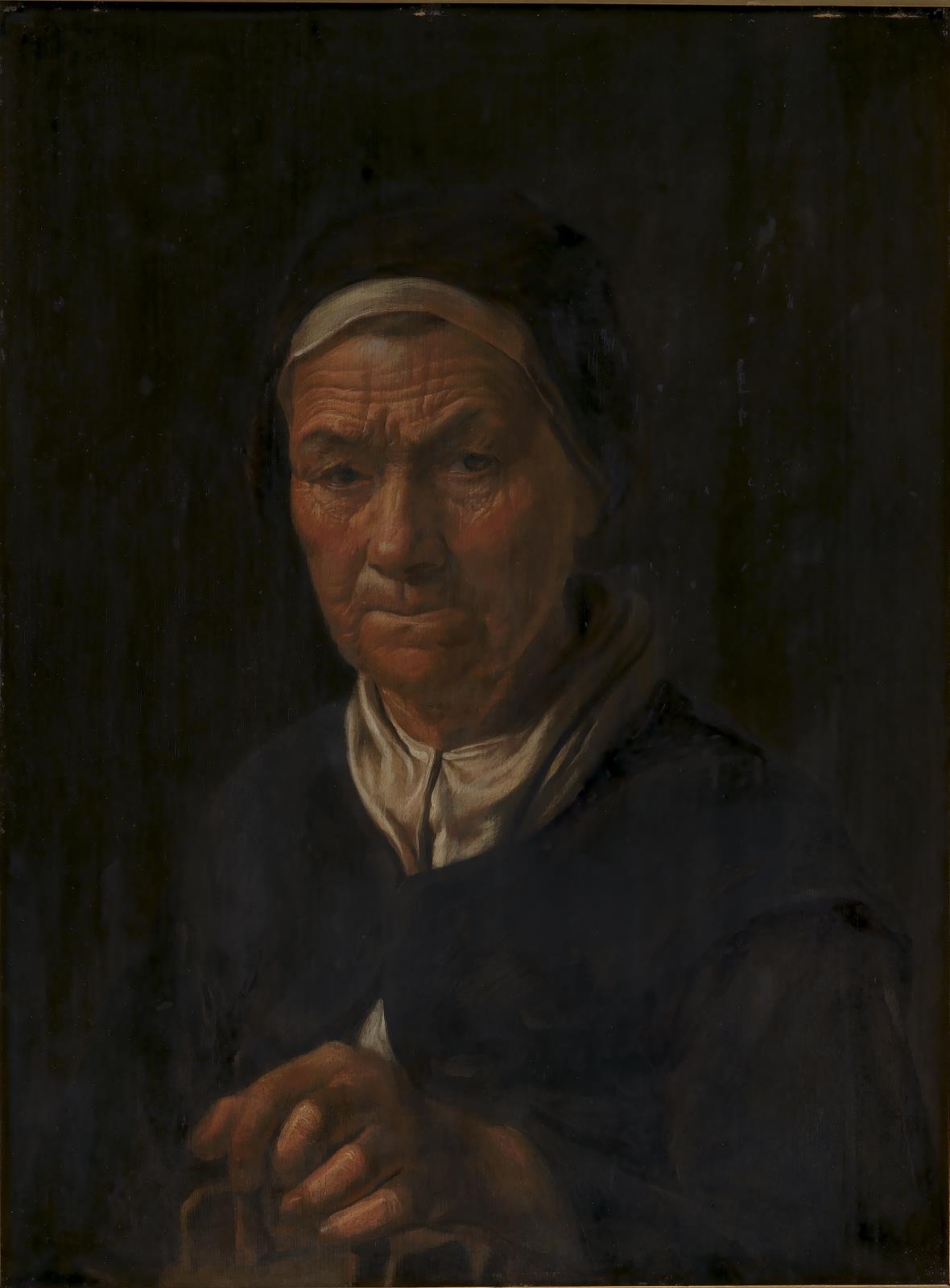 Karel van Mander III, Portræt af en gammel kone, Christian Jacobsen Drakenbergs hustru, Maren Michelsdatter Drakenberg, f. Bagge (?)