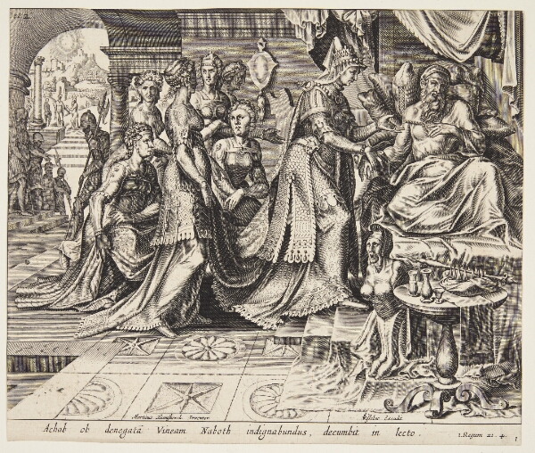 Maarten van Heemskerck, Jezabel lover Akab Nabots vingård