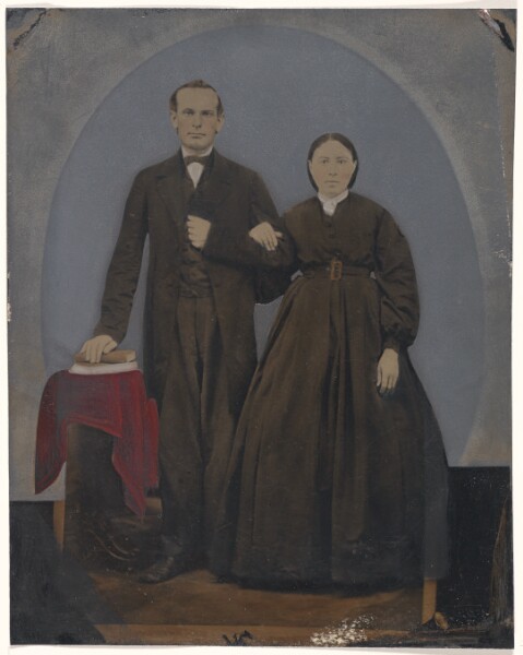 Unknown, [Portrait of standing couple]