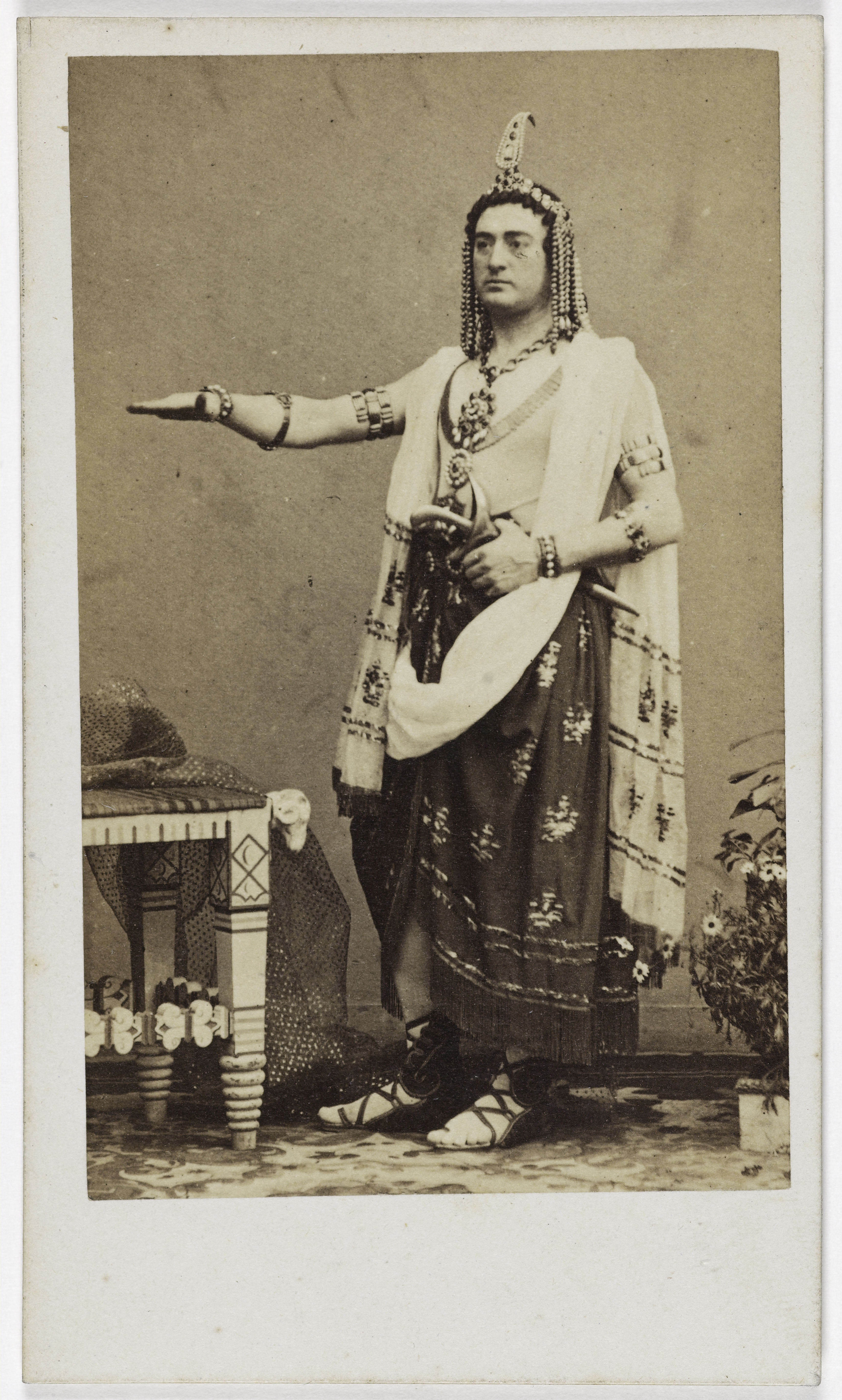 Disderi & Cie, Portrait de Dufresne (acteur à l'Opéra comique)