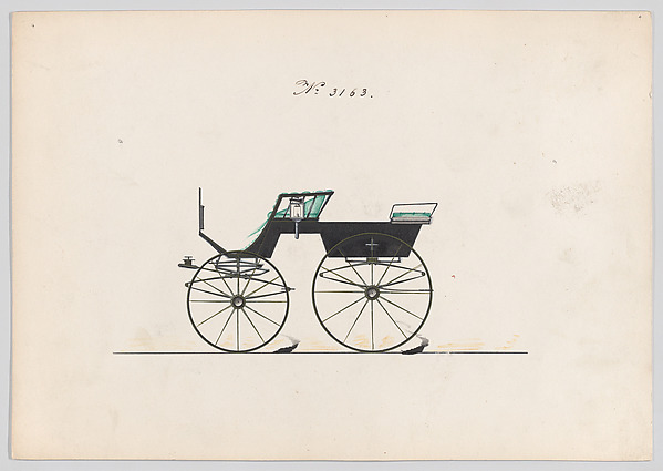 Brewster & Co., Design for T-Cart, no. 3163