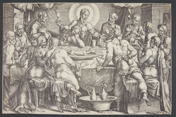 Maarten van Heemskerck, Kristus forudsiger Judas Iskariots forrådelse under den sidste nadver