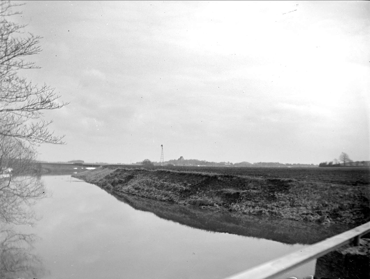 August Fredrik Schagerström, Fyrisån vid Ärna, Uppsala april 1931