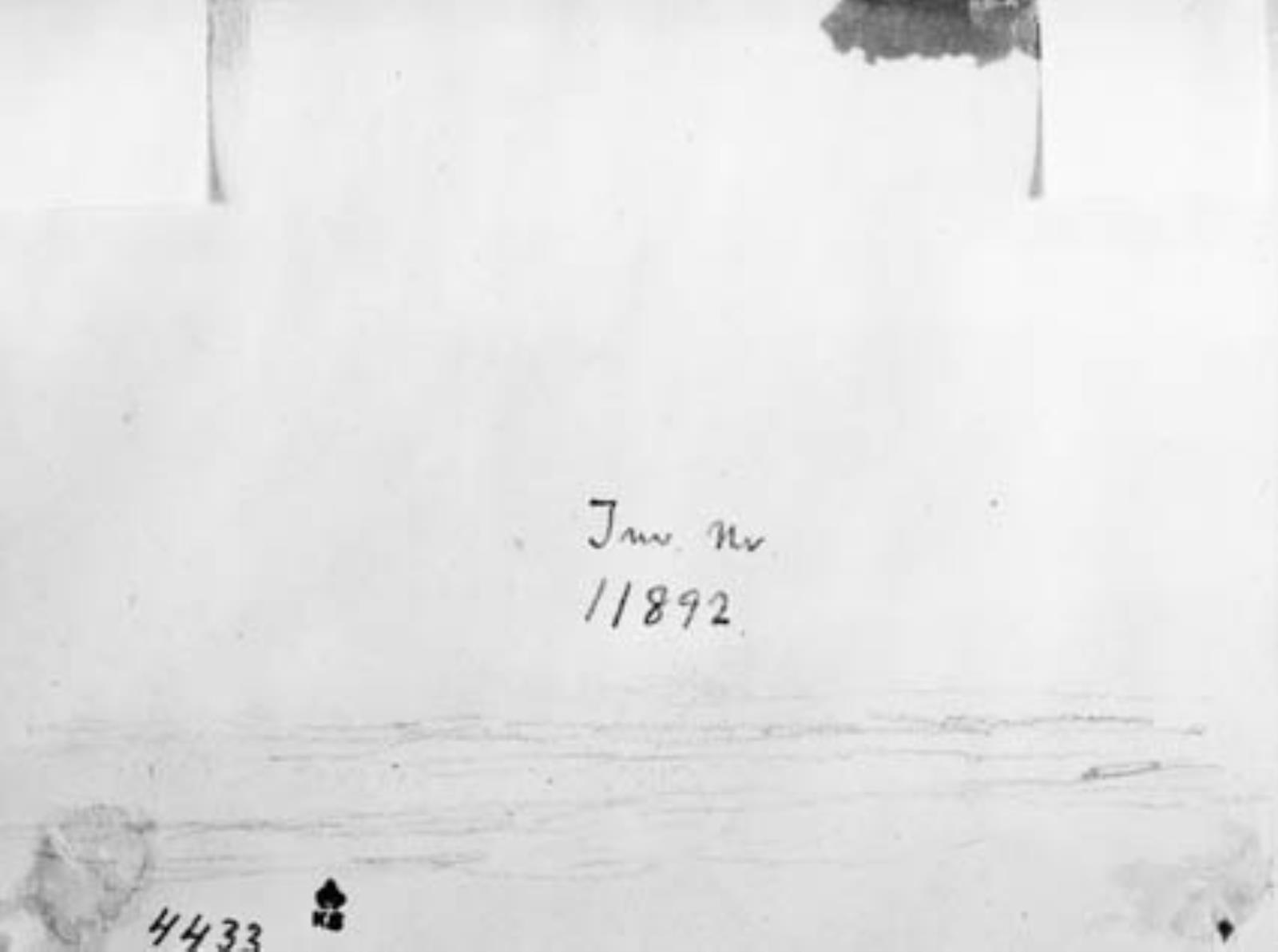 Jules Dupré, Let blyantsrids af strandlinie eller lignende