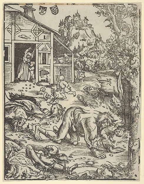 Lucas Cranach the Elder, The Werewolf or the Cannibal