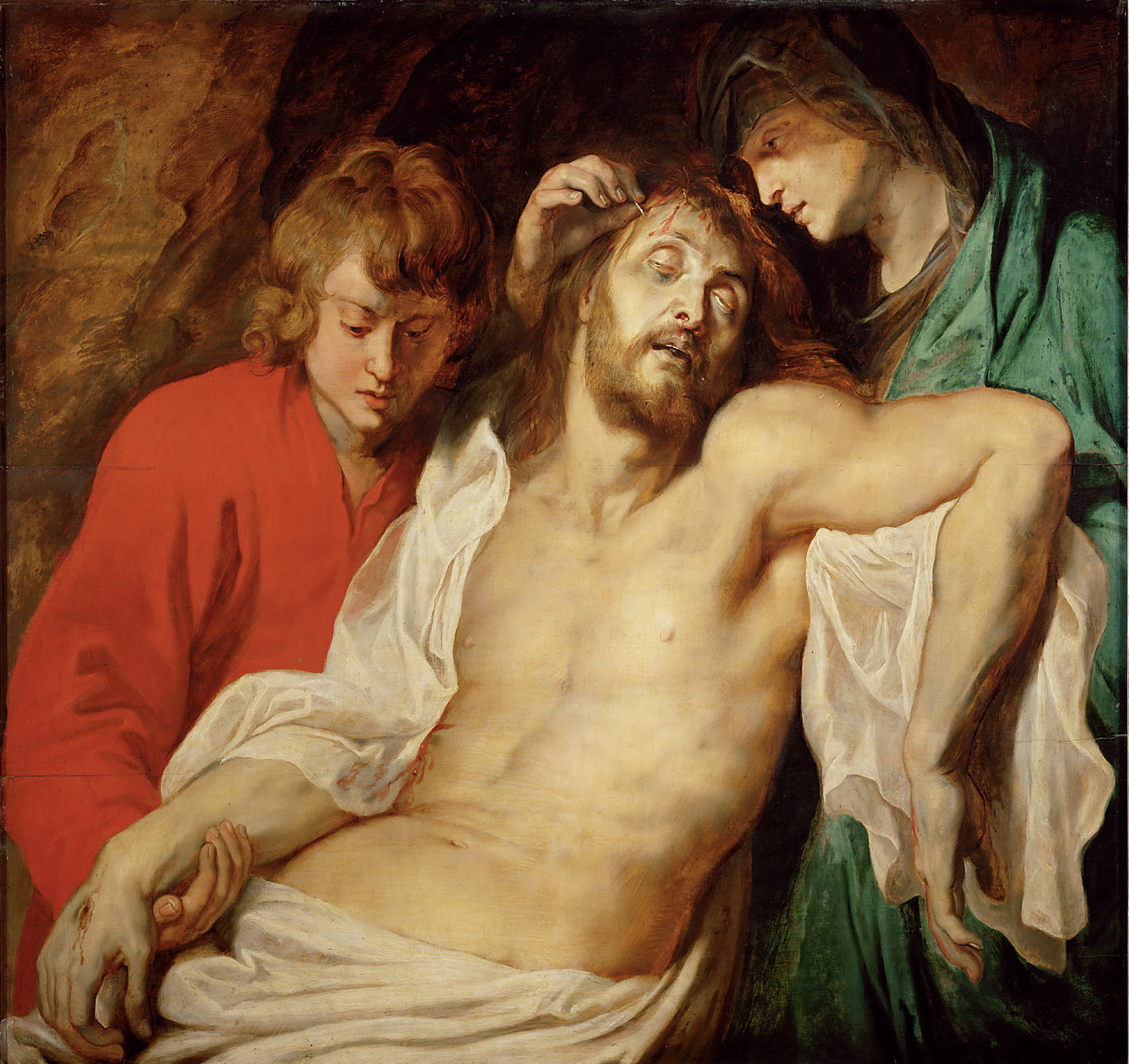 Peter Paul Rubens, Lamentation of Christ by Mary and John