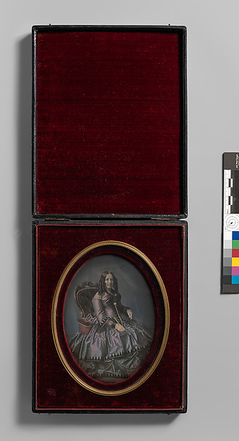 Unknown, [Finely Dressed Woman Seated in Armchair]