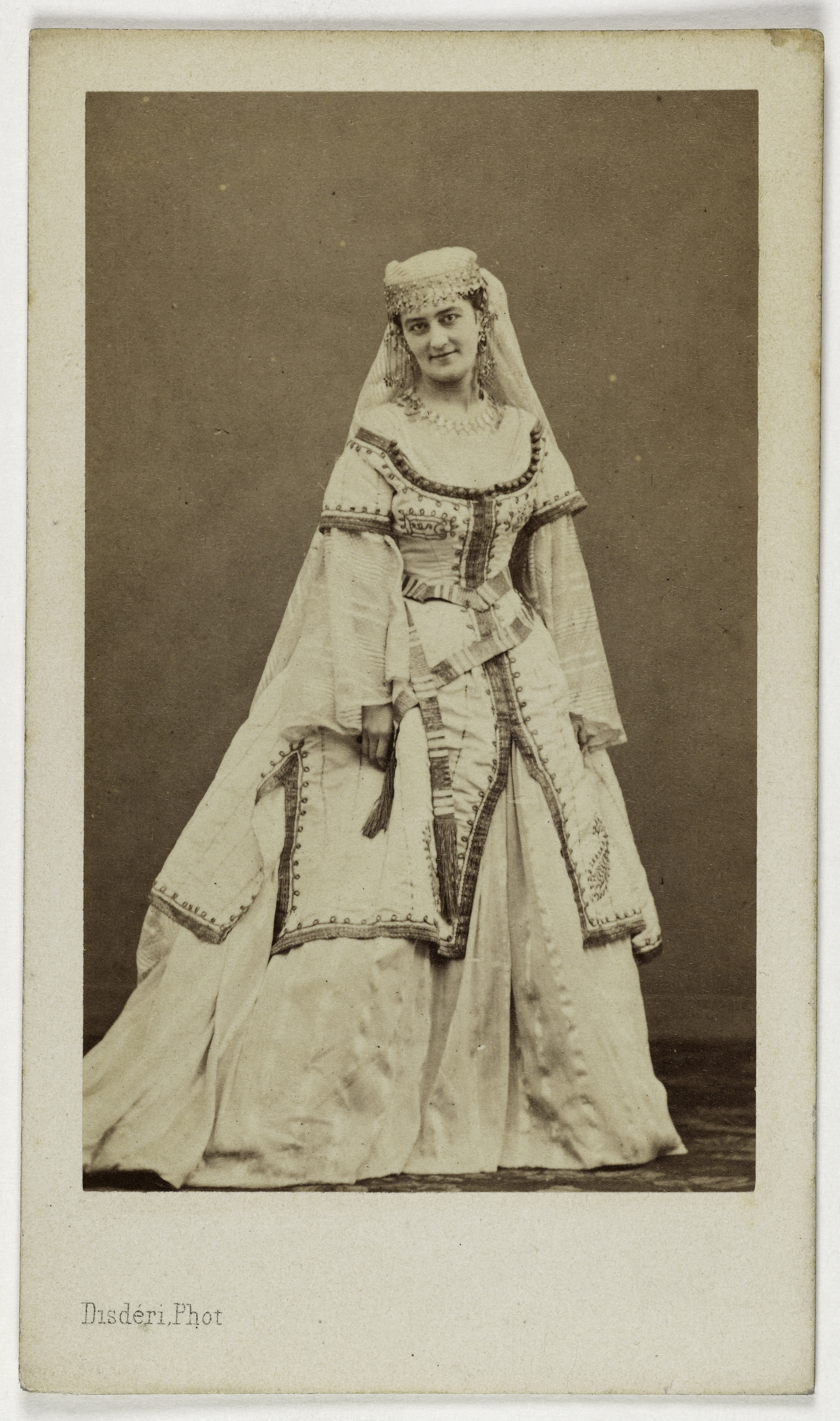 André-Adolphe-Eugène Disdéri, Portrait de Hamakers (Frédérique Caroline), (1836-1912), soprano