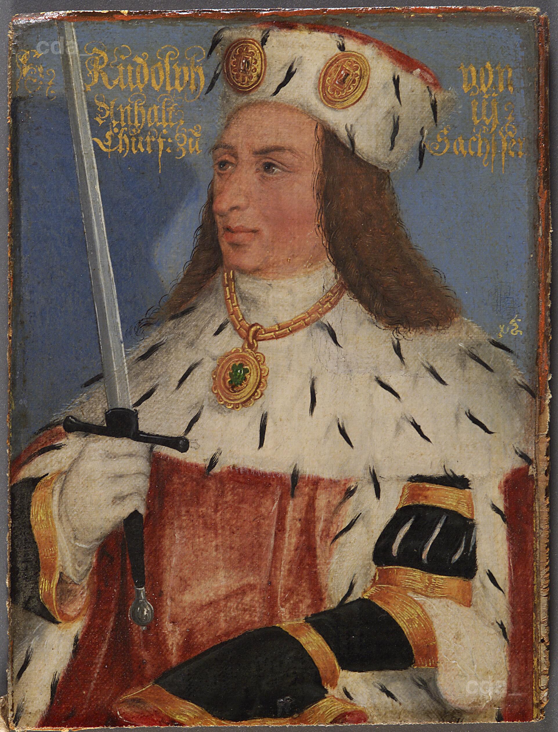 Lucas Cranach the Younger, Rudolf III., Elector, son of Wenzeslaus, died 1419
