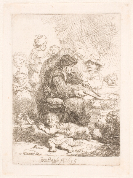 Rembrandt van Rijn, Kone der bager pandekager
