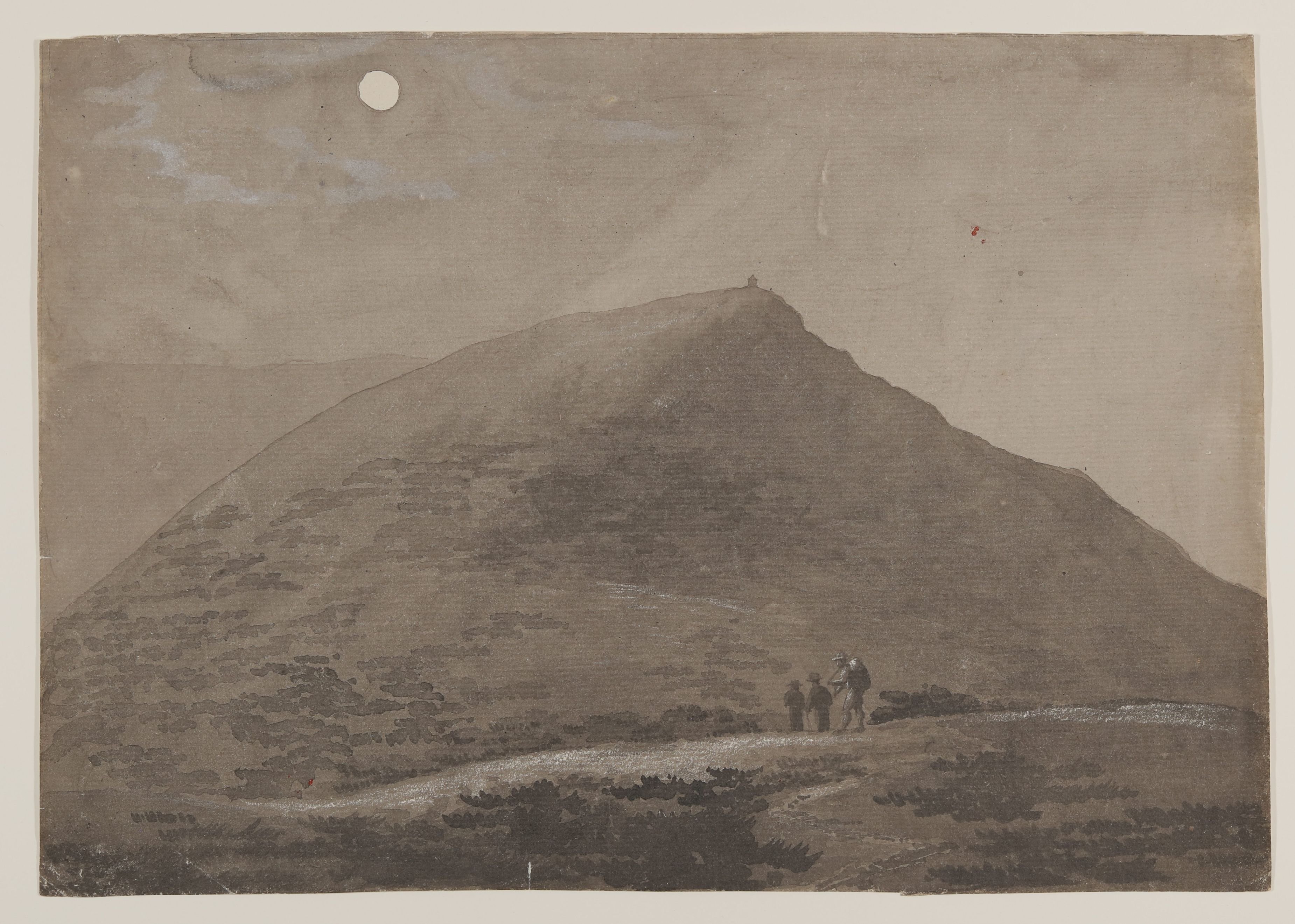 Gottlob Friedrich Konstantin von Stein, Berglandschaft bei Vollmond