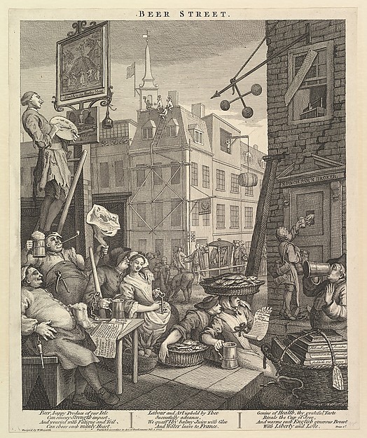 William Hogarth, Beer Street
