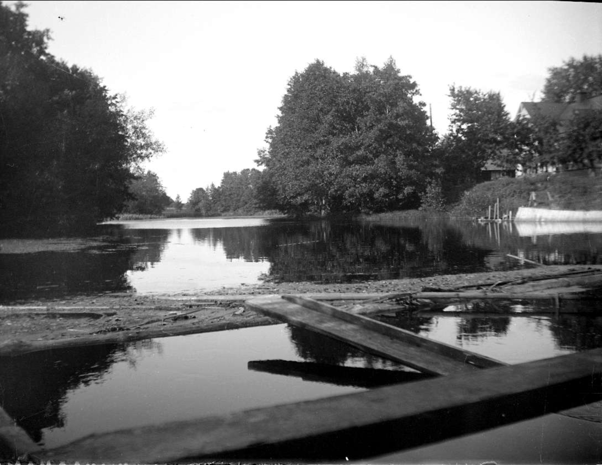 August Fredrik Schagerström, Björklingeån, Björklinge socken, Uppland september 1922