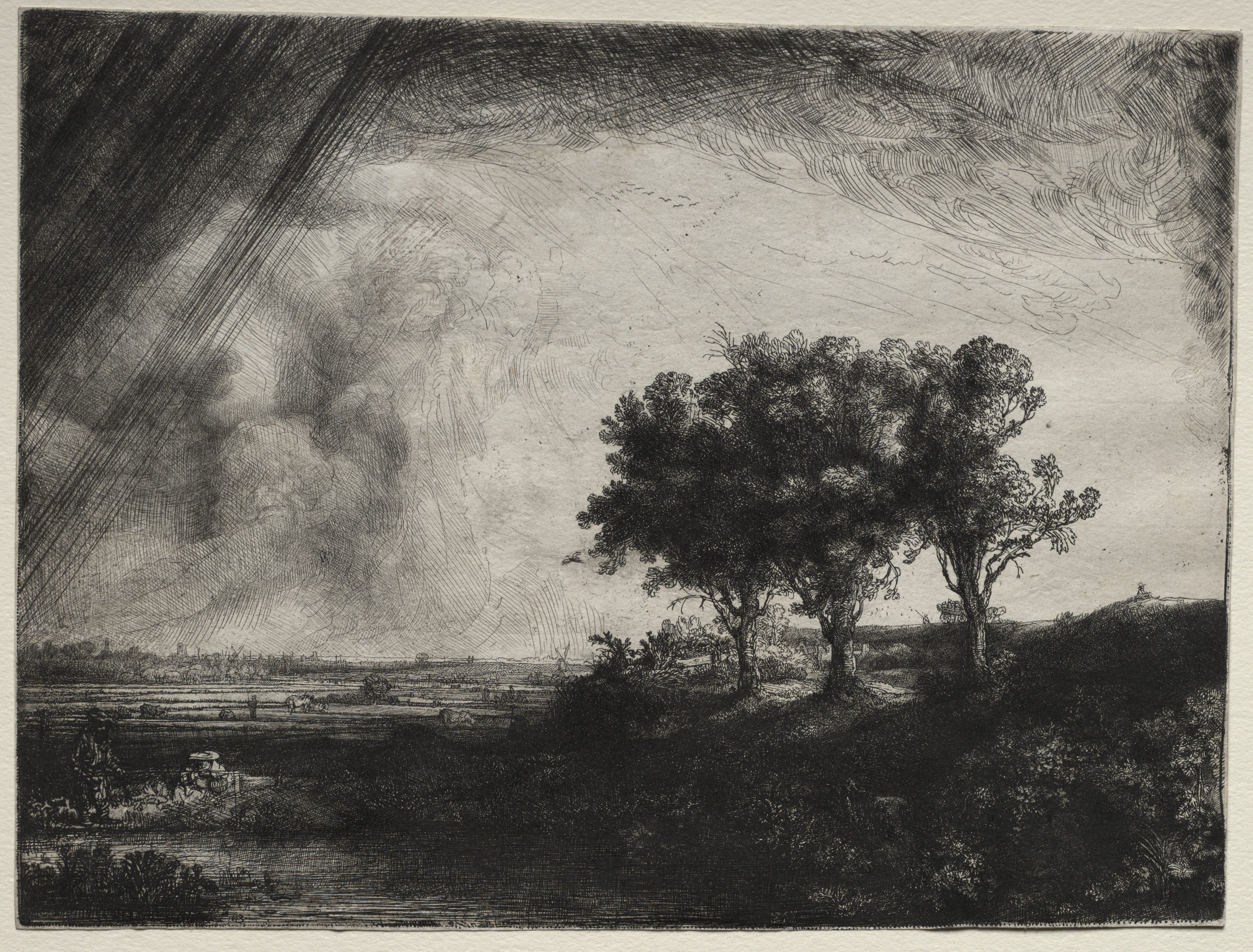 Rembrandt van Rijn, The Three Trees