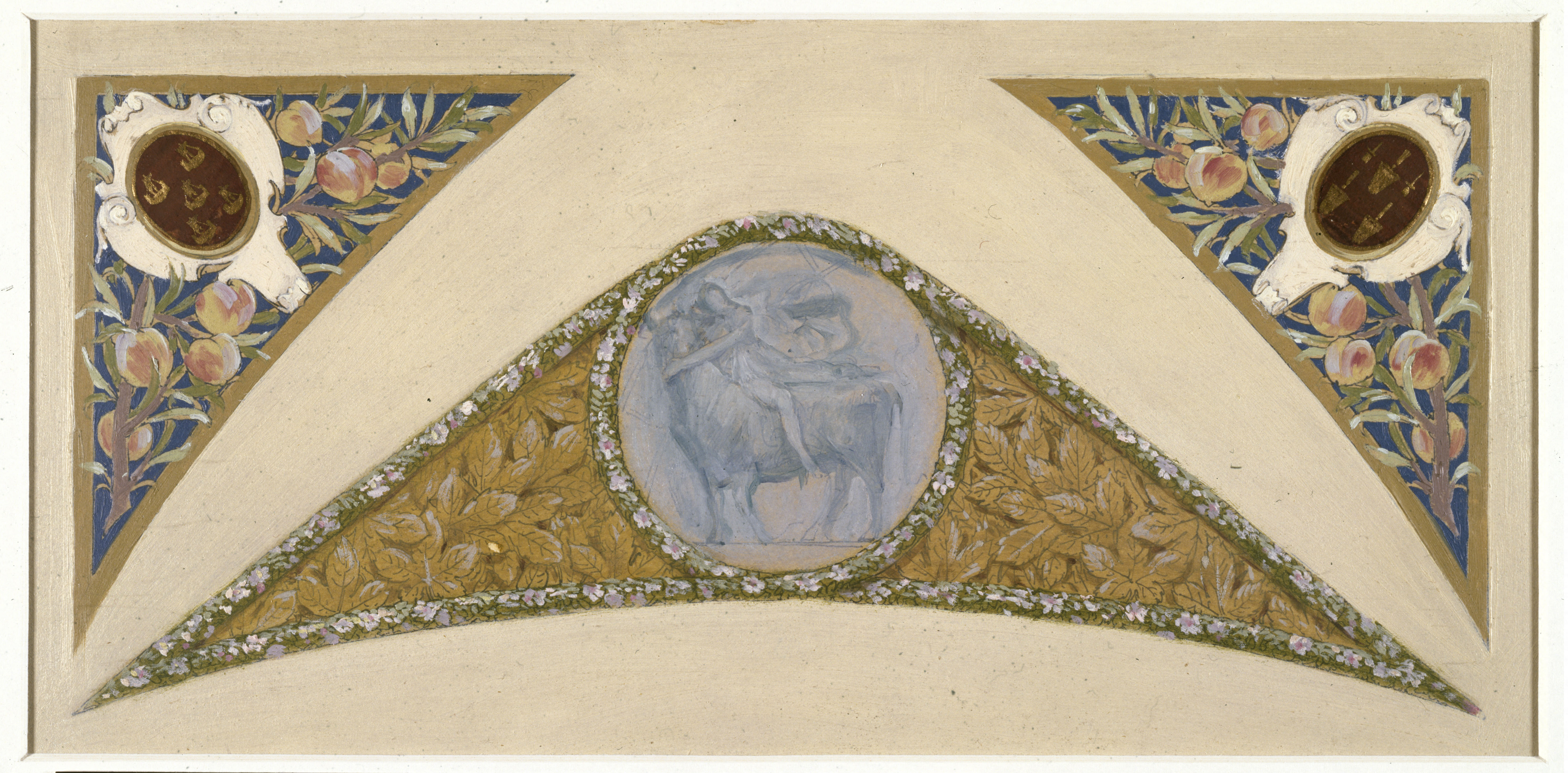 Luc-Olivier Merson, Esquisse pour l'escalier des Fêtes de l'Hôtel de Ville de Paris : Taureau