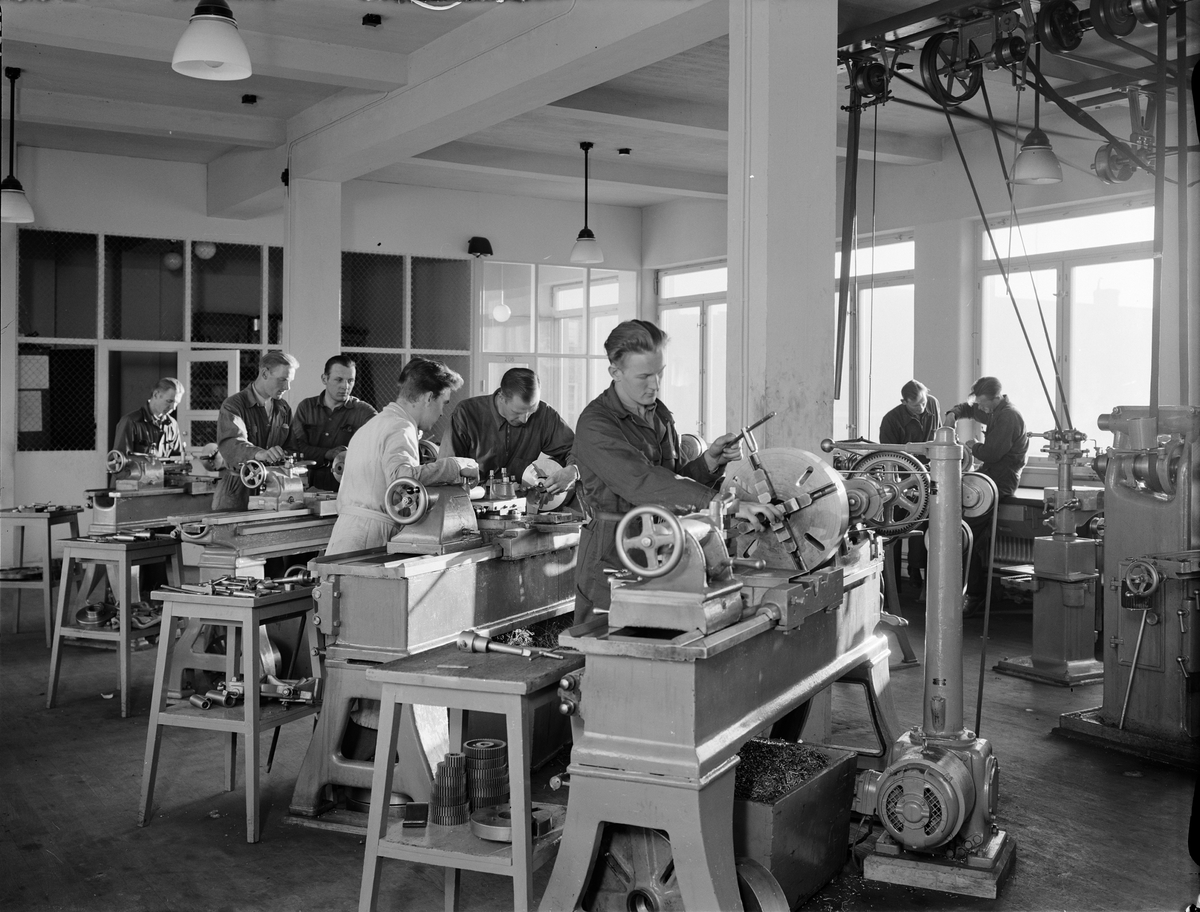 Paul Sandberg, Undervisningslokal för metallarbete, Tekniska skolan, kvarteret Bredablick, Skolgatan 53