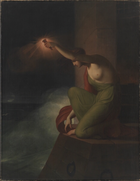 C.F. Høyer, Hero ventende sin elsker Leander