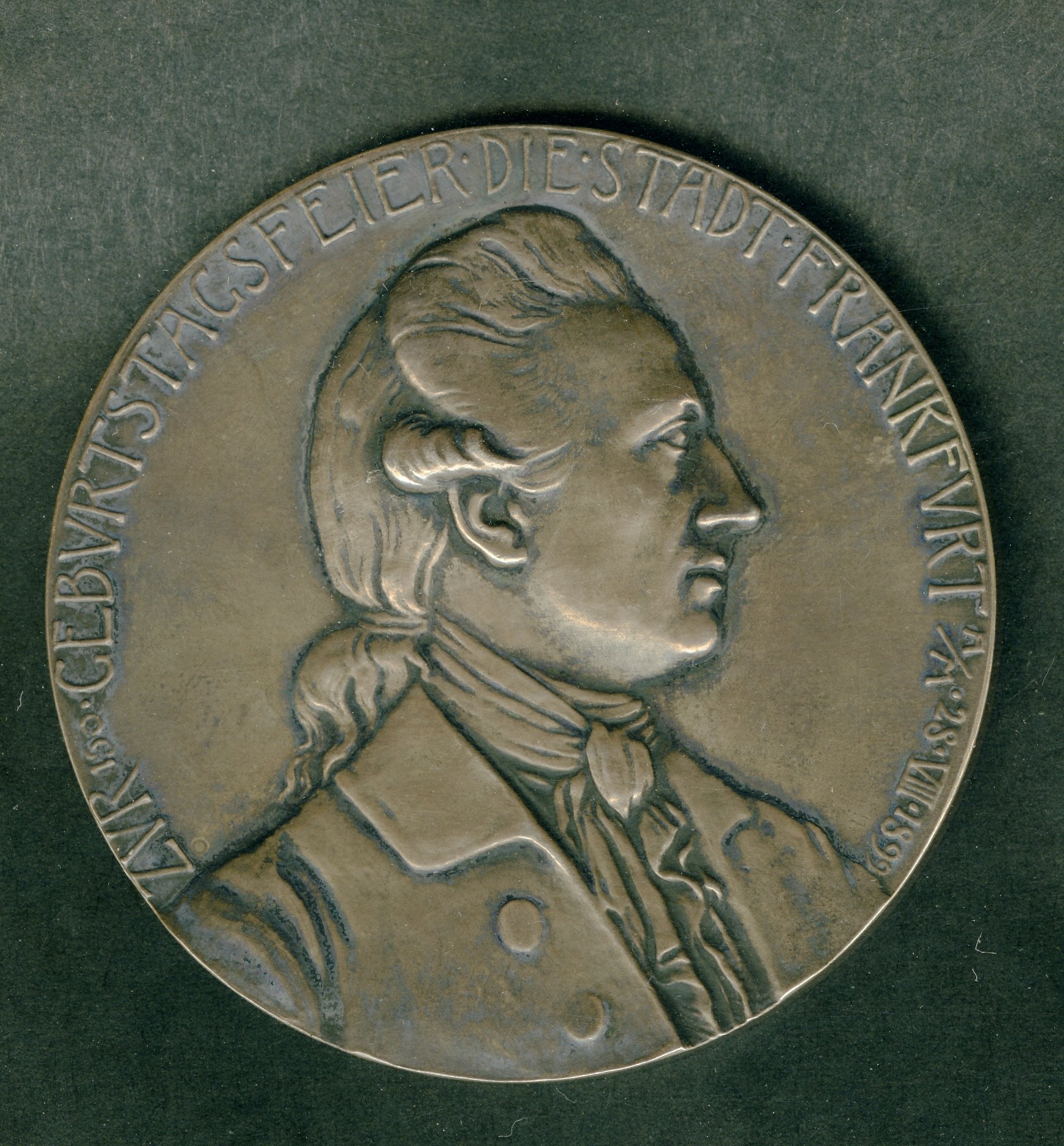 Hugo Kaufmann, Medaille auf Goethes 150. Geburtstag 1899