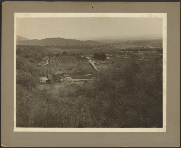 Louis Fleckenstein, [Landscape with House and Farm from Above]