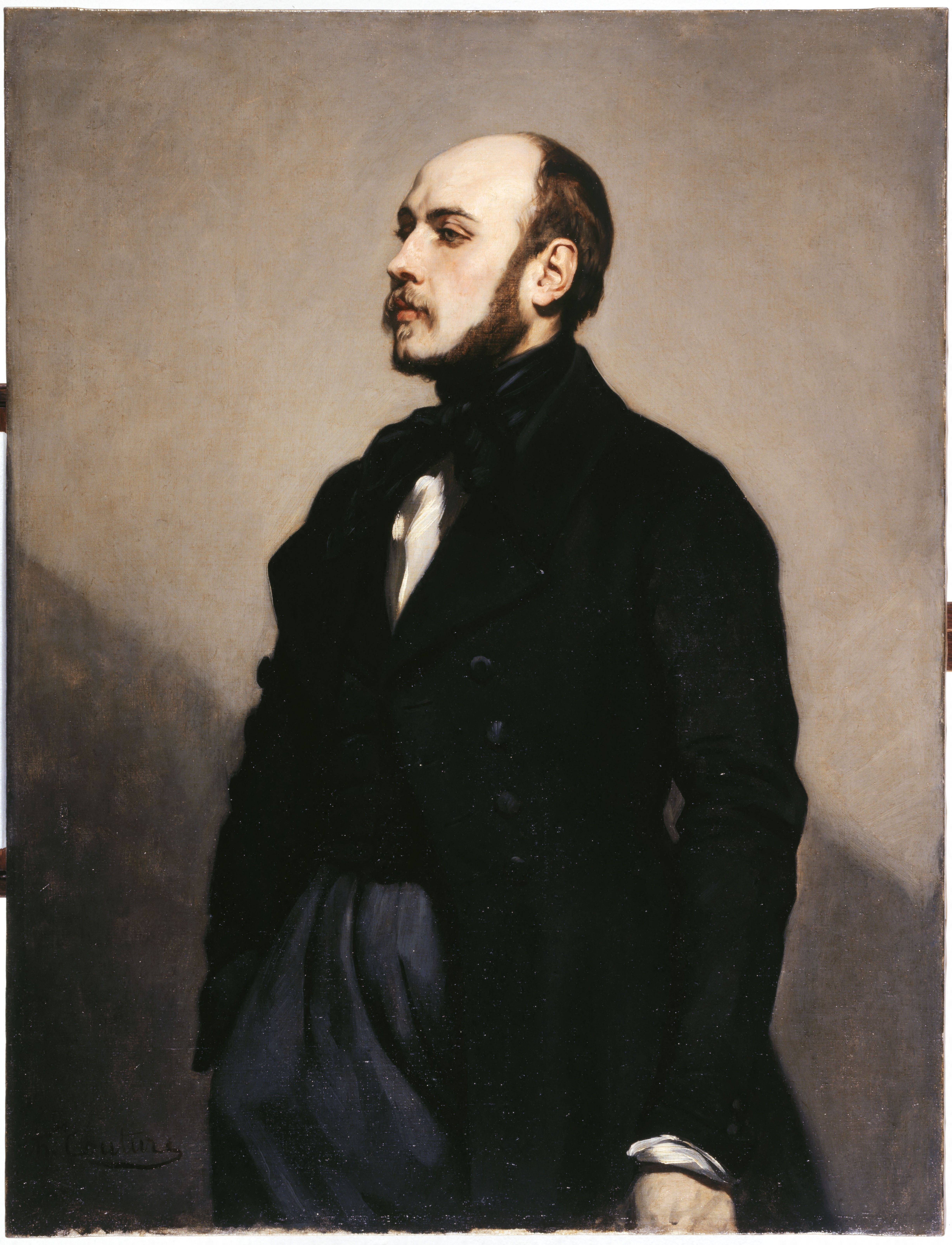 Thomas Couture, Portrait de Léon Ohnet
