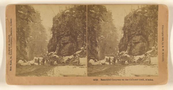Benjamin West Kilburn, Beautiful Canyons on the Chilcoot trail, Alaska.