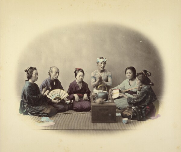 Felice Beato, Japanese Singers