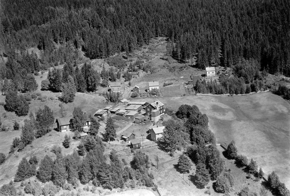 Anno Domkirkeodden, Flyfoto av Libæk Snekkerverksted, Brøttum, Ringsaker.