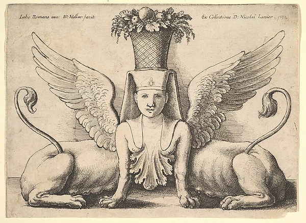 Wenceslaus Hollar, Sphinx with Two Bodies