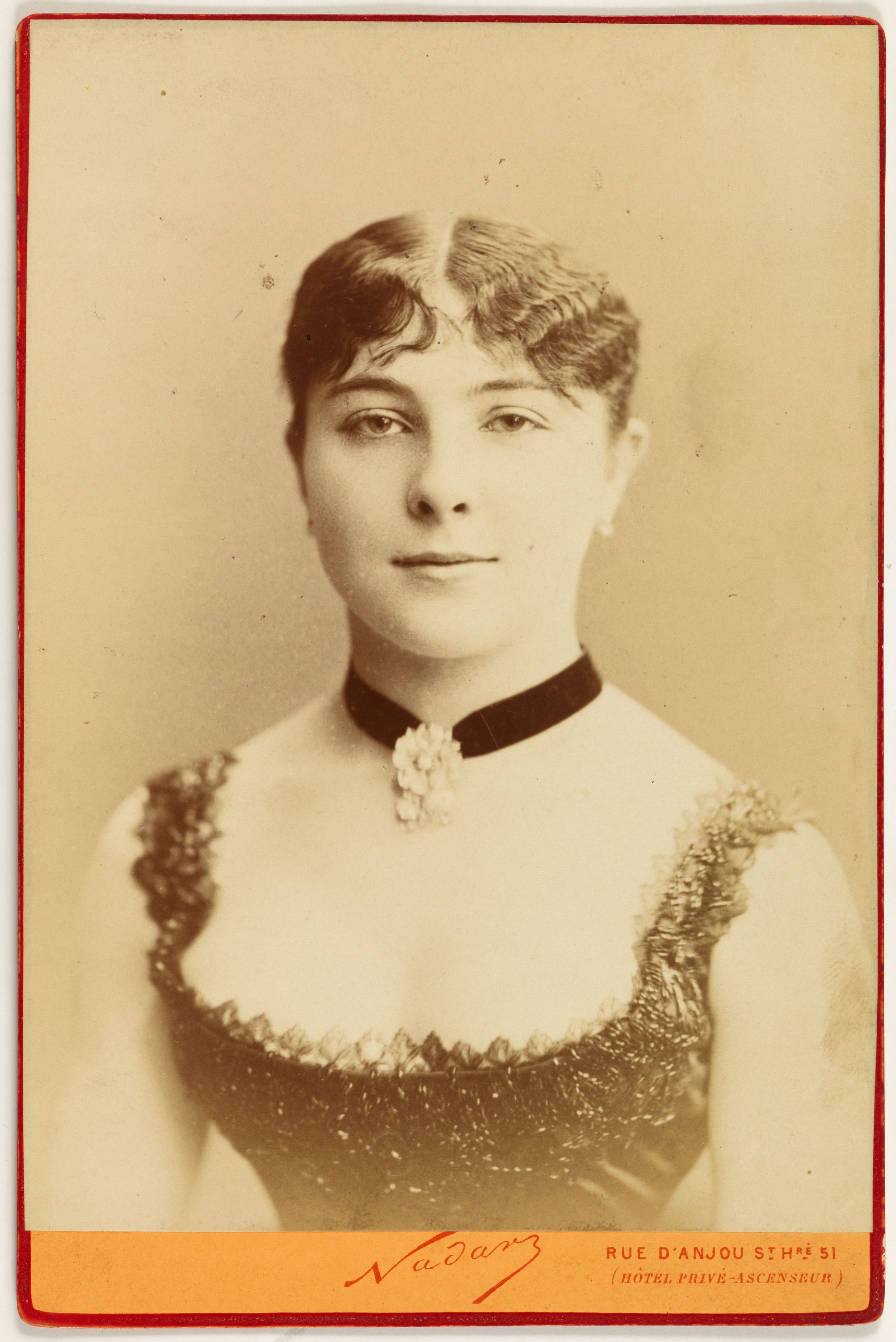 Atelier Nadar, Portrait de De Barras, actrice