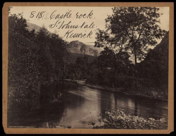 Francis Frith, Castle rock.  St. John's Vale. Keswick