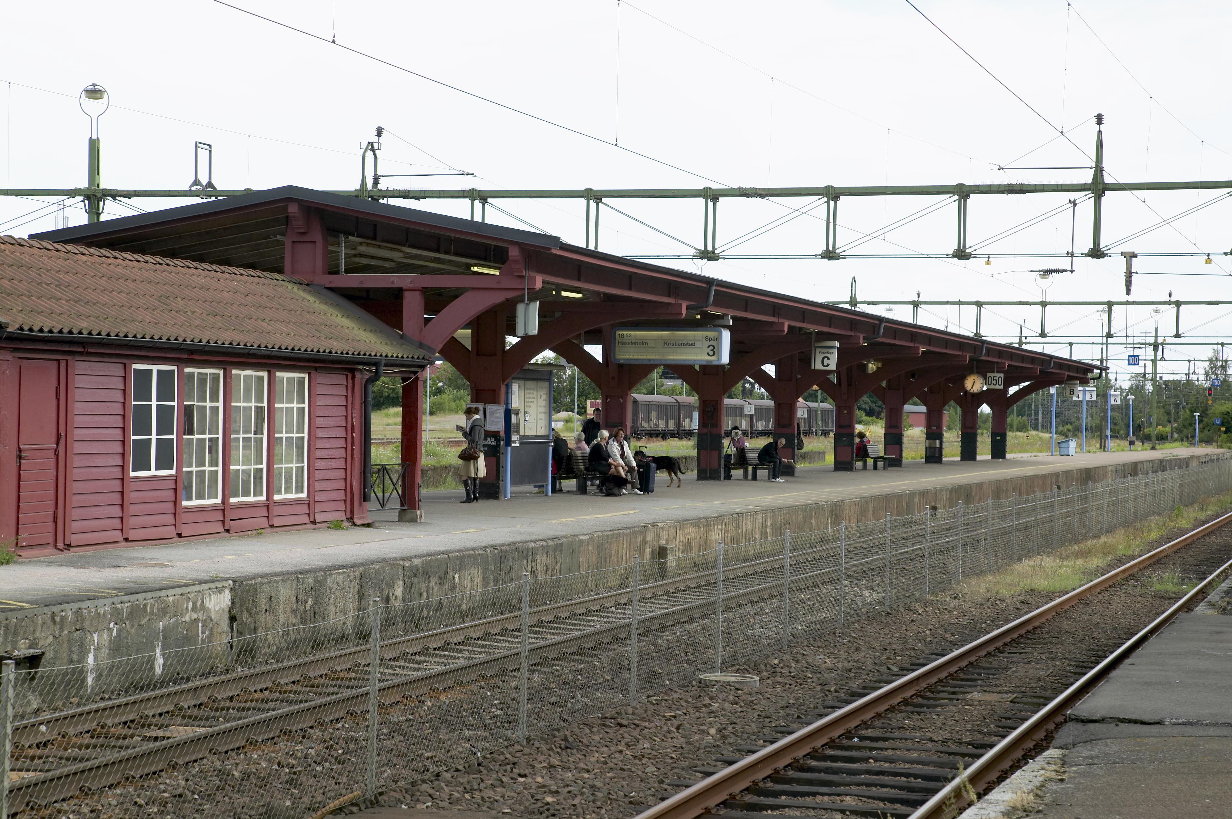 Bengt A Lundberg, Eslövs järnvägsstation