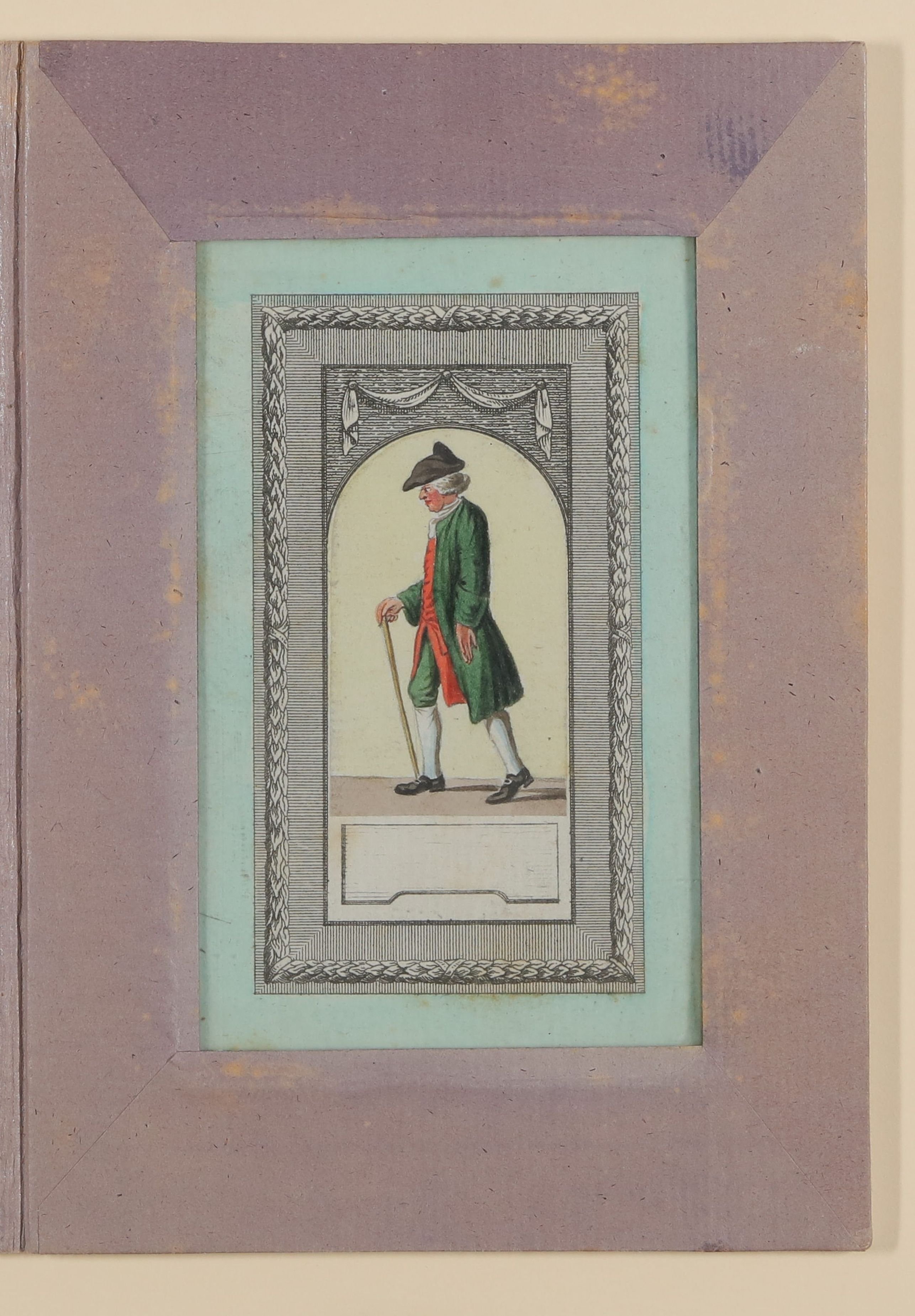 Daniel Nikolaus Chodowiecki, Nicht sehr kluger Mann [Teil der Kassette "CHODOWIECKI, MANNSPERSONEN, Bd. 4"]