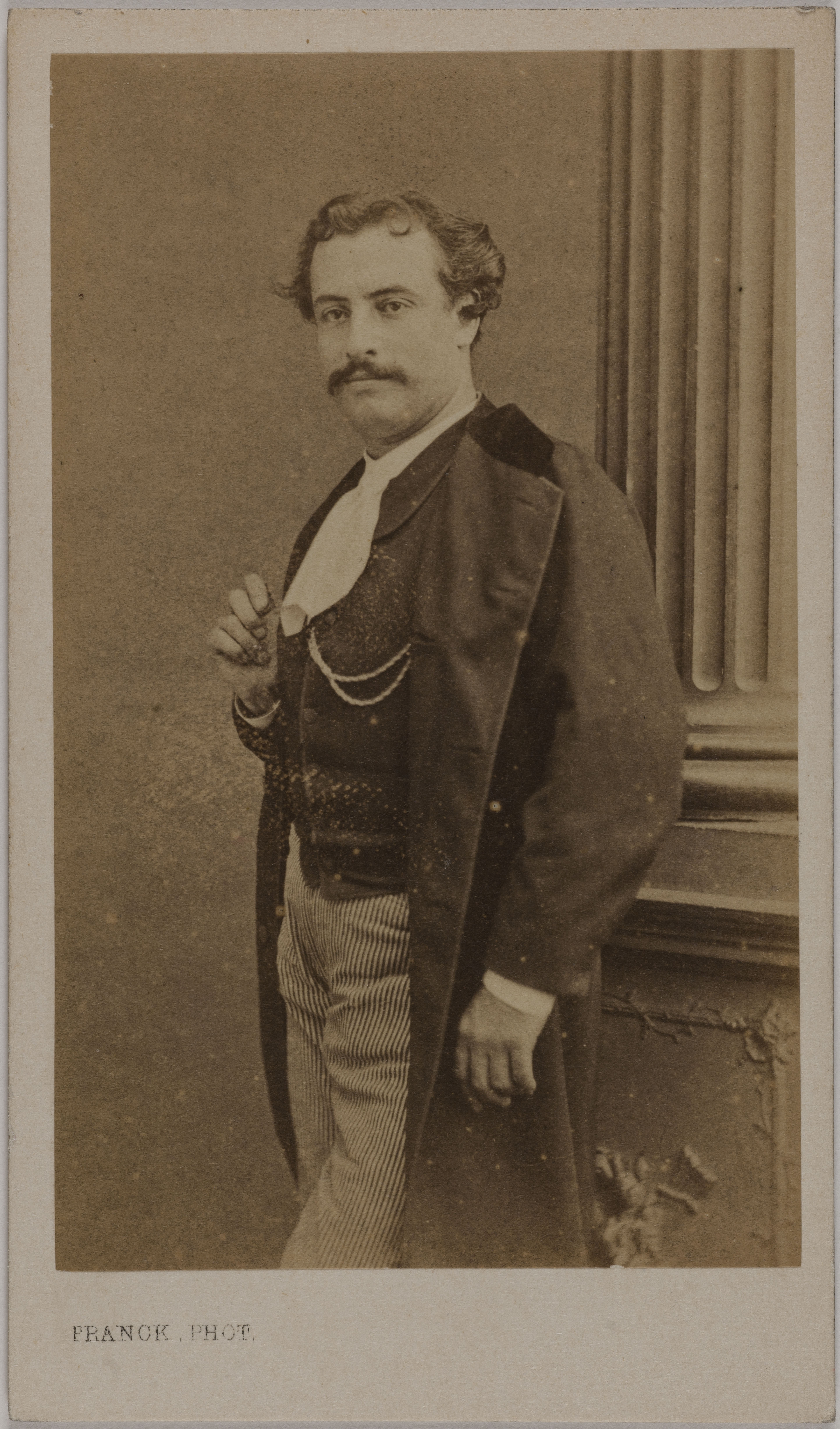 Franck, Portrait d'Aristie (Auguste J.B Marie, dit), (acteur)