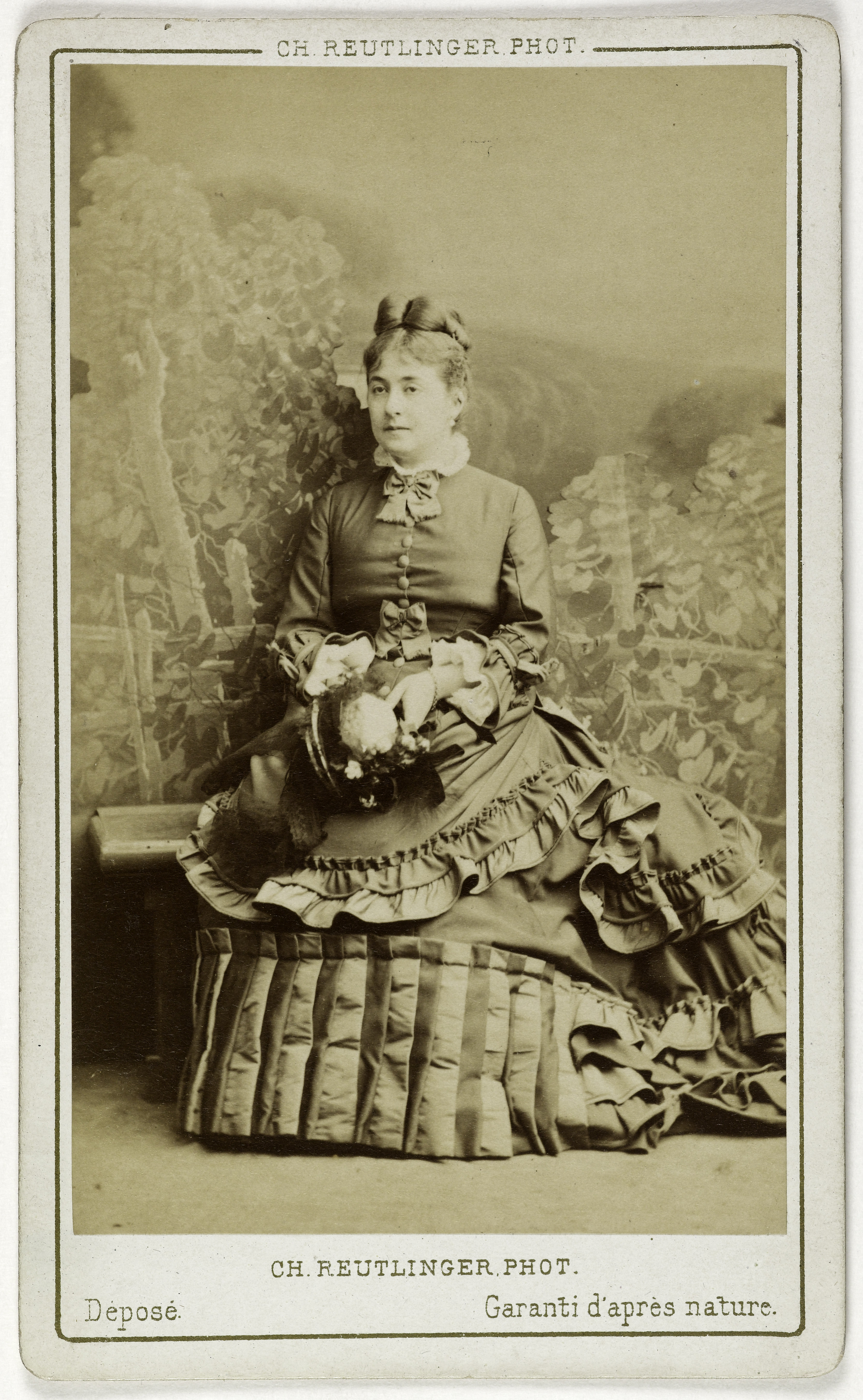 Charles Reutlinger, Portrait de Leblanc Léonide, (1842-1894), (actrice)