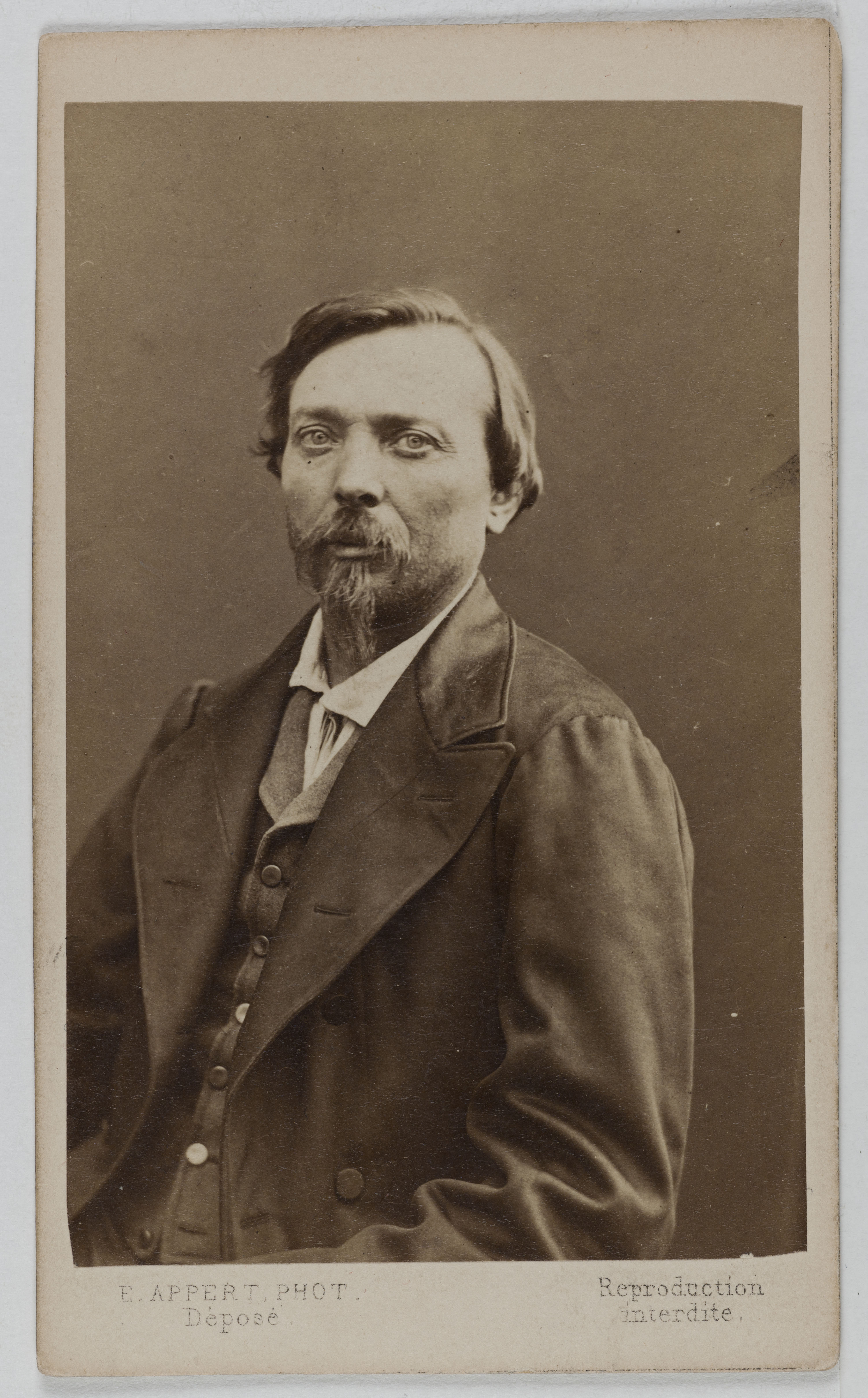 Ernest Charles Appert, Portrait de Jules Antoine Lerenard, membre de la Commune (1871)