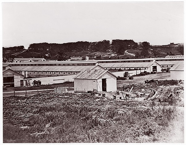 Unknown, Camp Barry near Bladensberg, Maryland. Stables