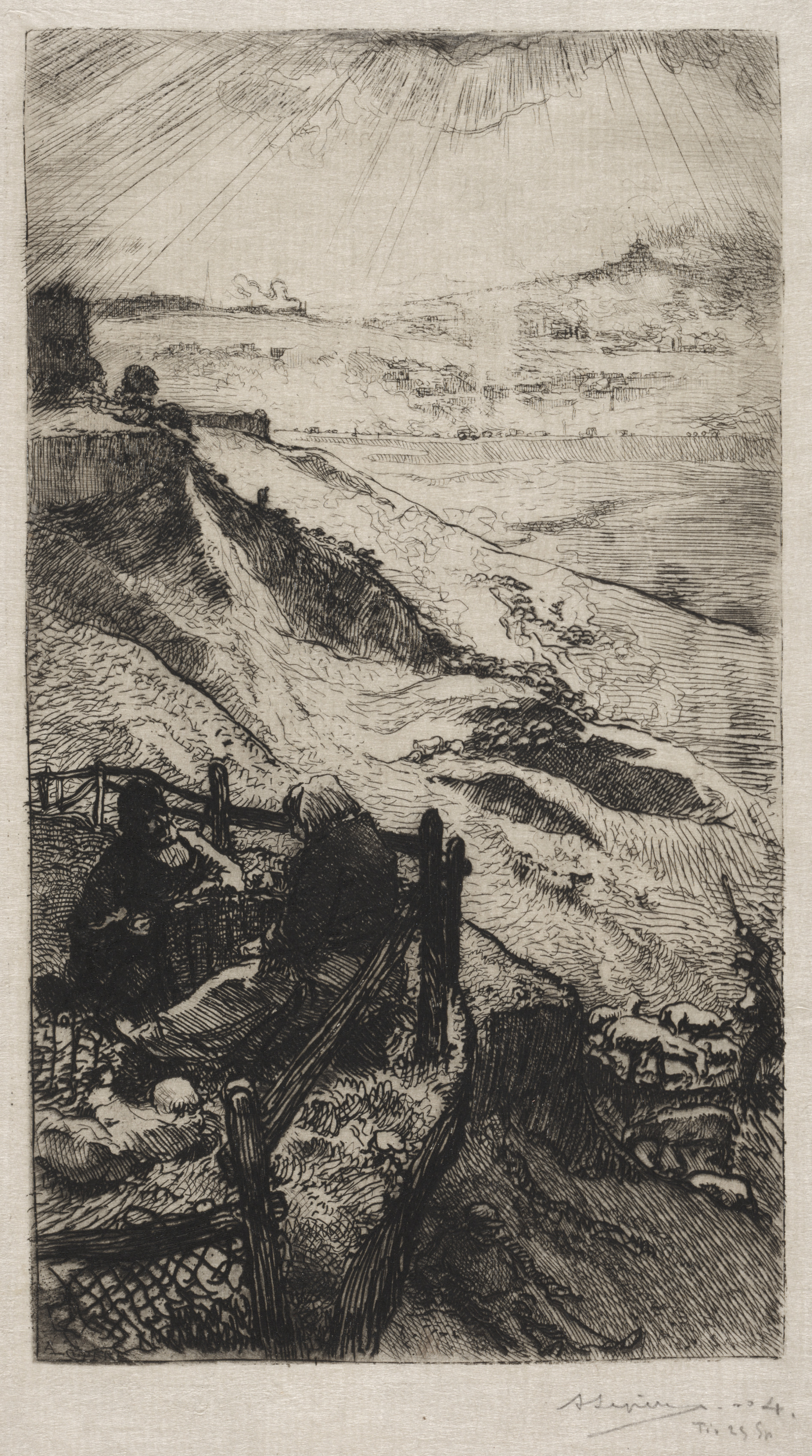 Auguste Louis Lepère, Carrirères d'Amérique pres Paris