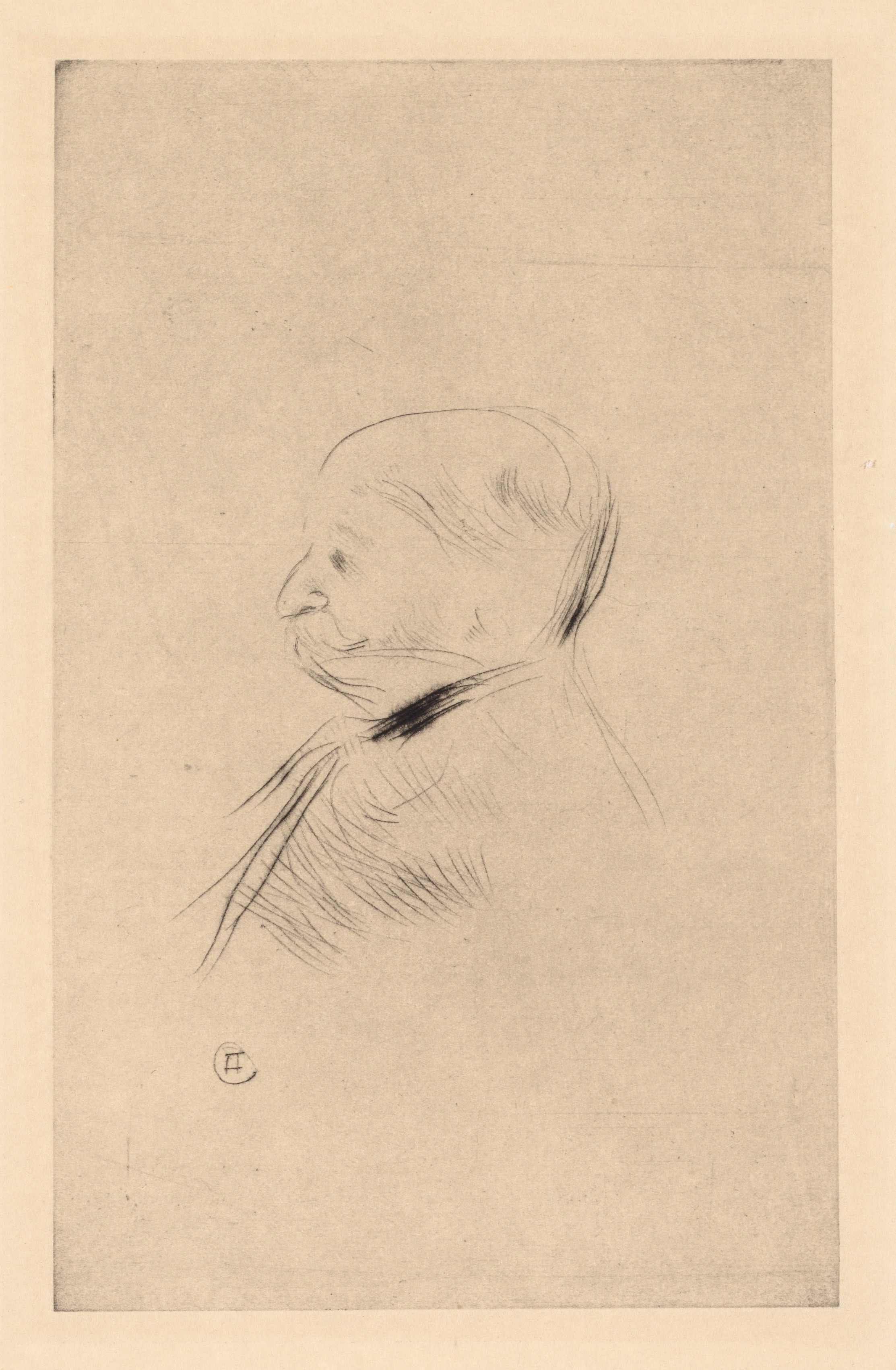 Henri de Toulouse-Lautrec, Portrait of a Man (Portrait d'un homme)