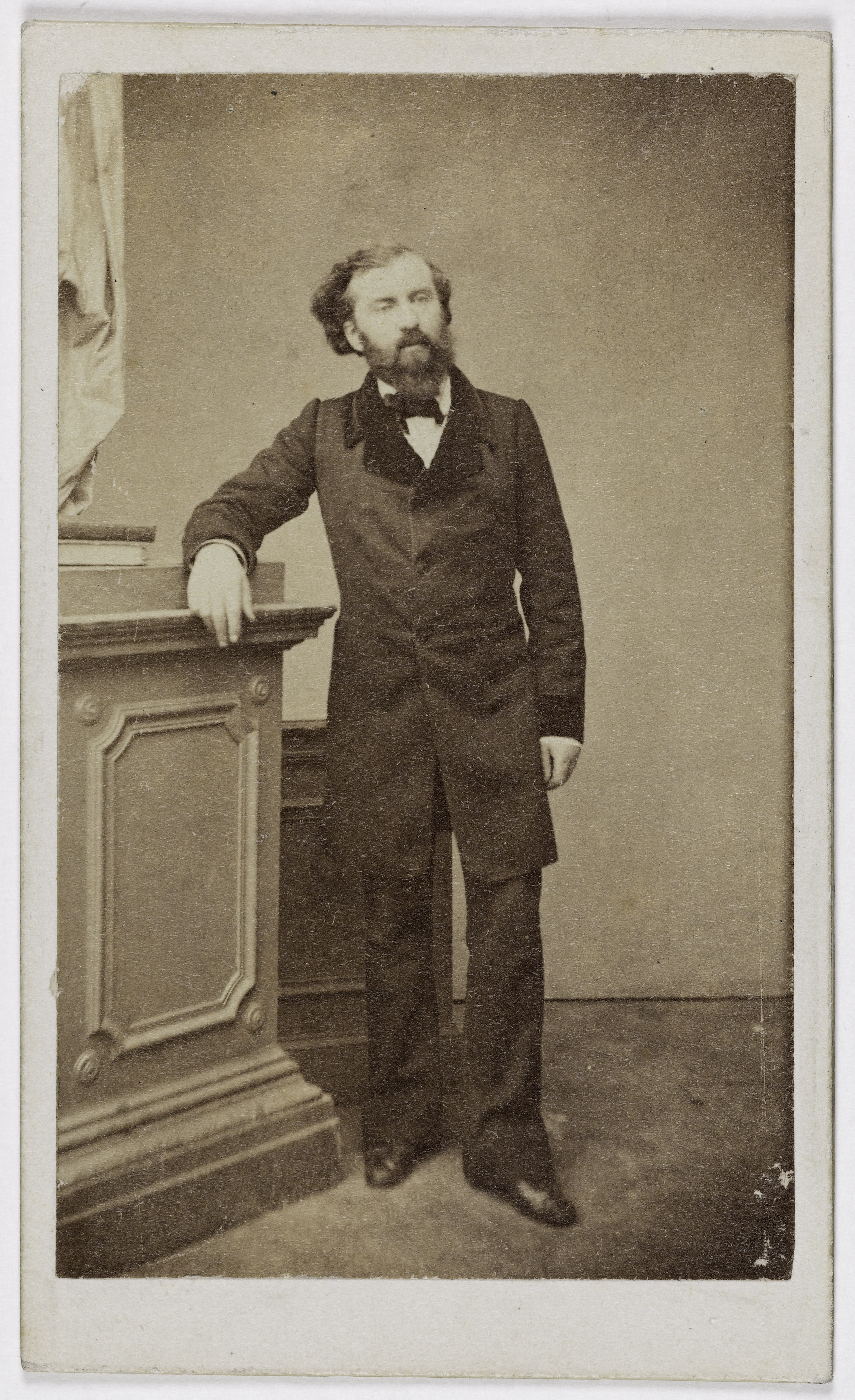 Anonyme, Portrait de Louis Enault (dit Louis de Vernon), (1824-1900), (avocat, littérateur, critique d'art)