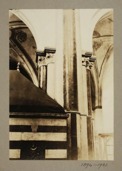 K.A.C. Creswell, Detail of Capitals at al-Haram al-Ibrahimi, Hebron