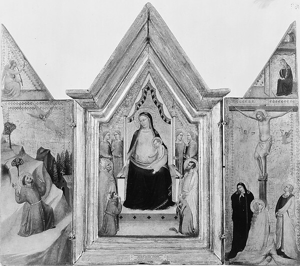 Bernardo Daddi, Madonna and Child Enthroned with Saints