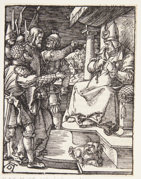 Albrecht Dürer, Kristus for Kaifas