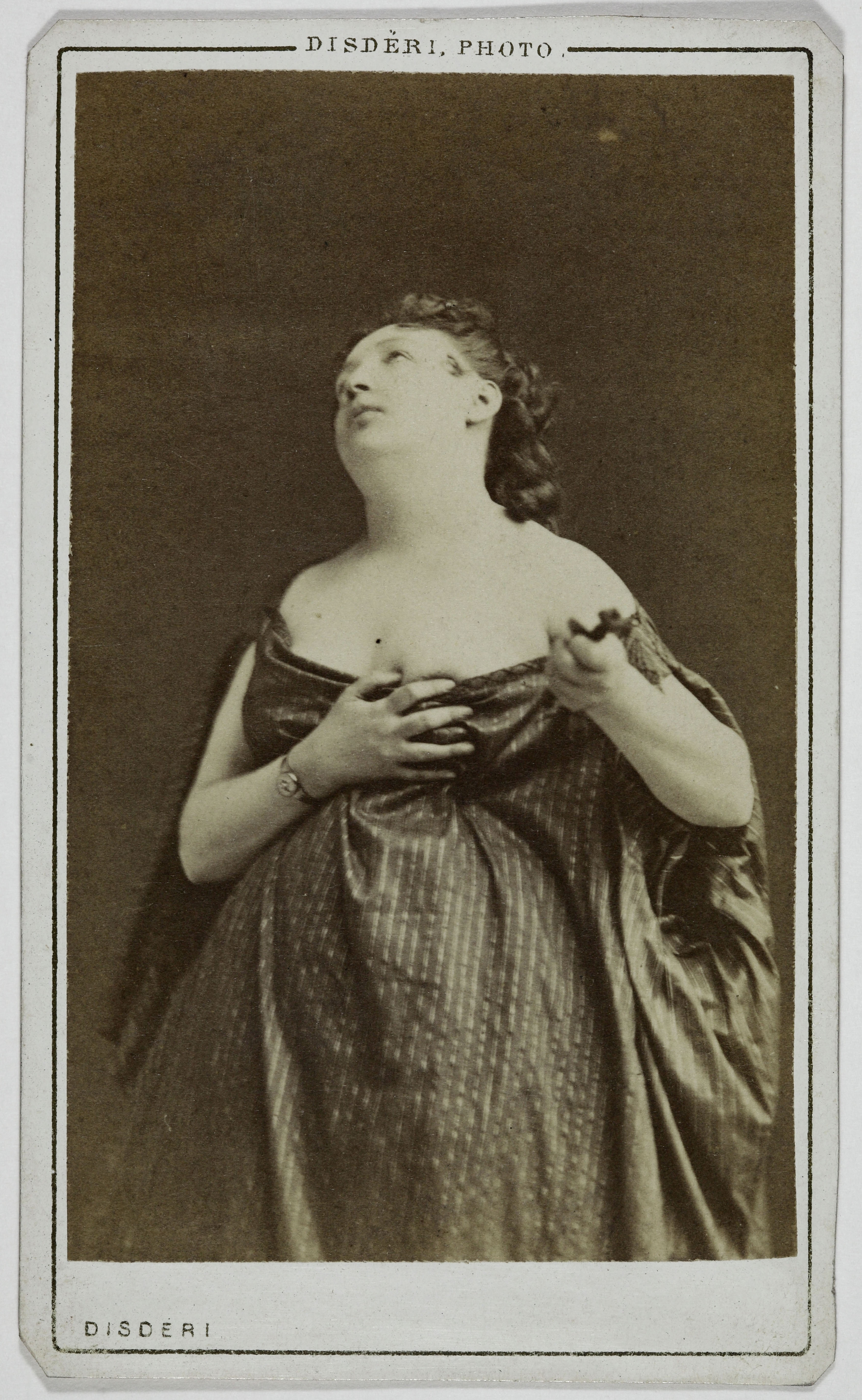 André-Adolphe-Eugène Disdéri, Portrait d'Alboni, Marietta, (Comtesse Pépoli, 1823-1894), (chanteuse lyrique)