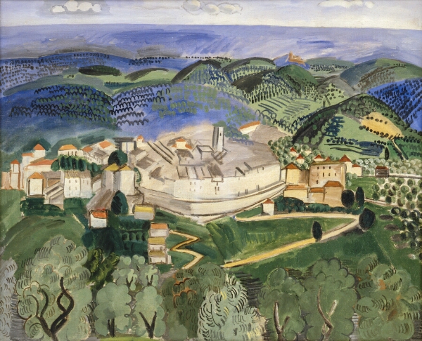 Raoul Dufy, Landskab ved Vence i Provence